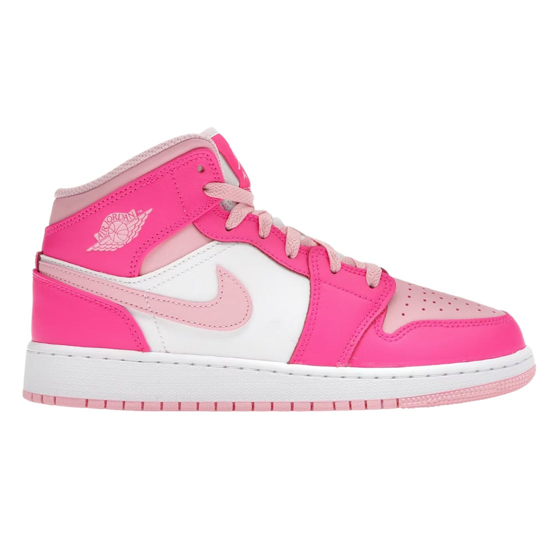 Jordan 1 Mid Fierce Pink GS