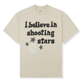 Broken Planet Believe In Shooting Stars T-Shirt Bone White