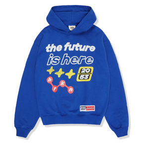 Broken Planet The Future Is Here Hoodie Deep Blue