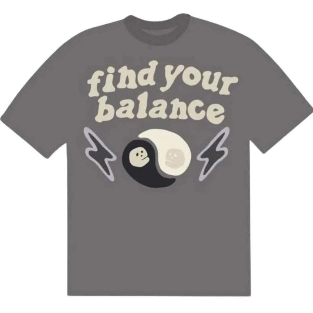 Broken Planet Find Your Balance T-Shirt Ash Grey