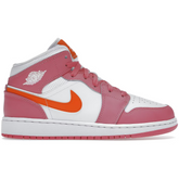 Jordan 1 Mid Pinksicle Safety Orange GS